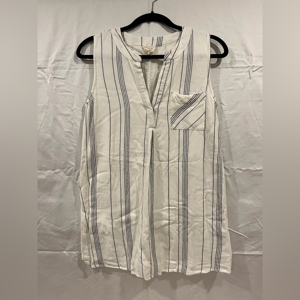 Short sleeve striped dress, size small